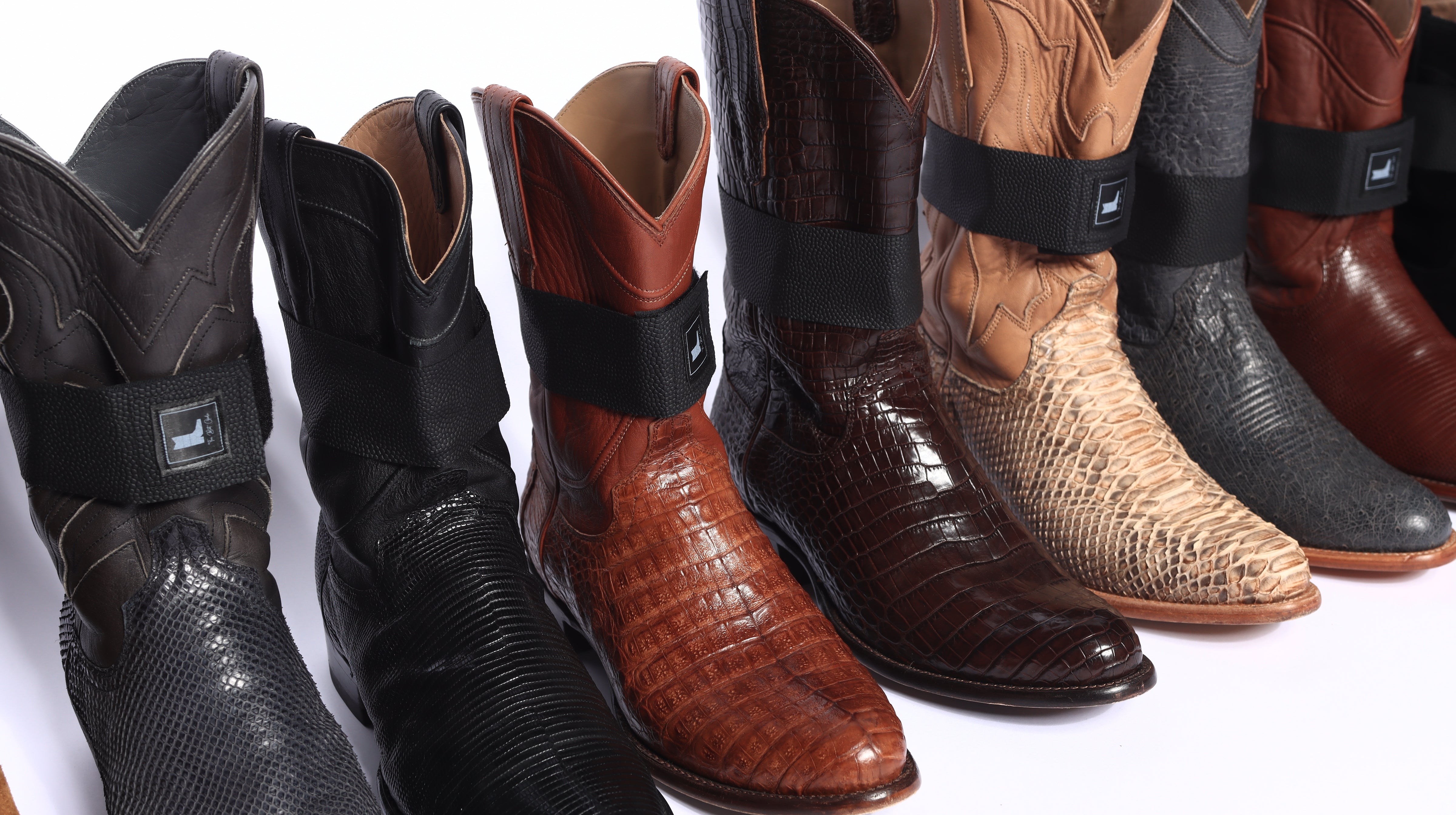 Cowboy boots show hot sale through jeans